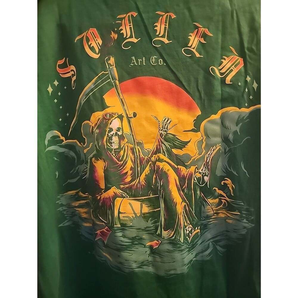 SULLEN CLOTHING TUBIN TATTOO ART BLUE PREMIUM Small T-SHIRT A107 NWT Excellent